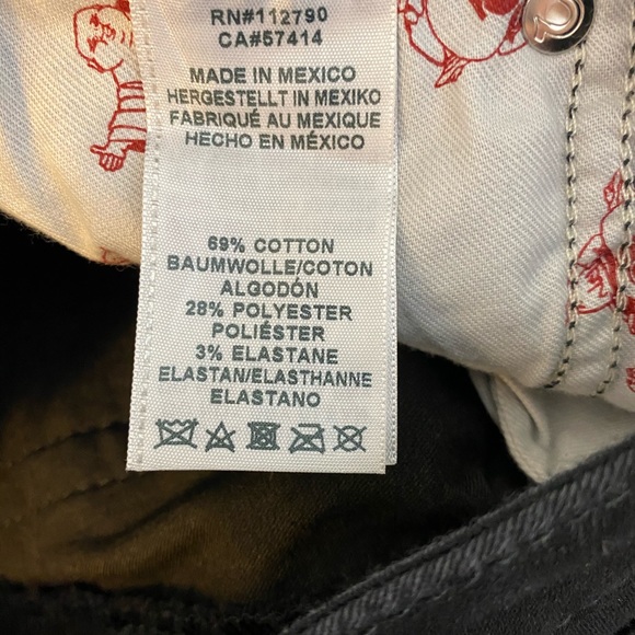 True Religion “Curvy” Black Jeans NEW Size 25 - Picture 4 of 5